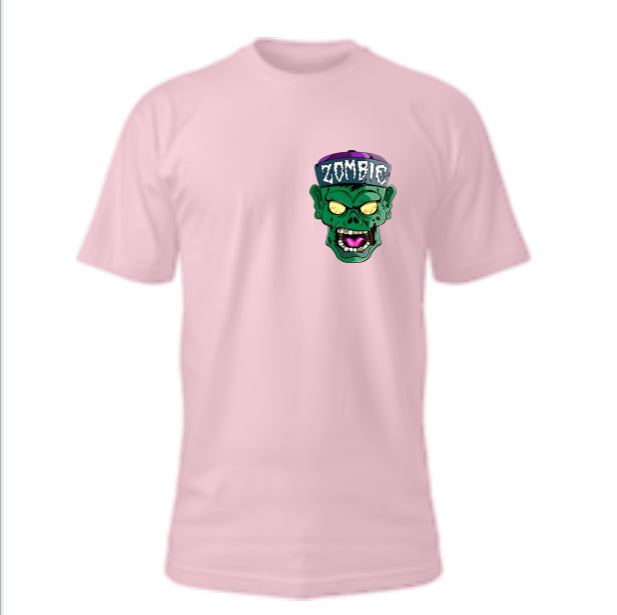 Full Color/ Left Chest Zombie Logo (Glow In The Dark)