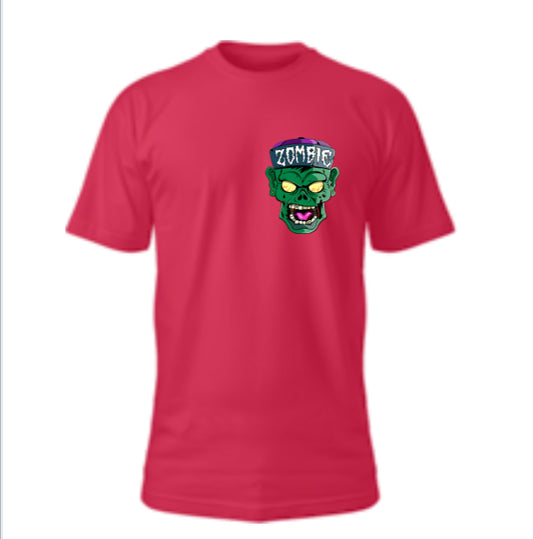 Full Color/ Left Chest  Zombie Logo (Glow In The Dark)
