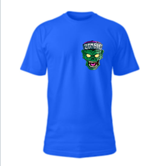 Full Color/ Left Chest  Zombie Logo (Glow In The Dark)